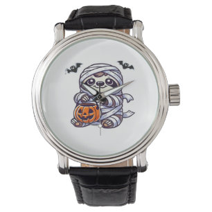 Sloth Halloween Mummy Kids Women Men Sloth Classic Watch