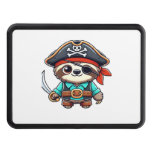 Sloth Halloween Pirate Kids Women Men Sloth Classi Hitch Cover
