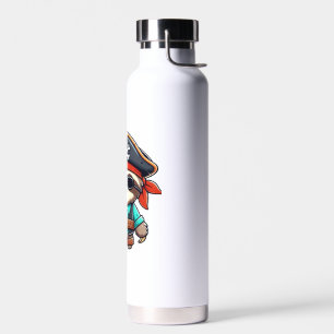 Sloth Halloween Pirate Kids Women Men Sloth Classi Water Bottle