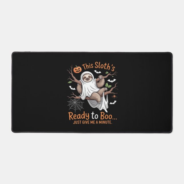 Sloth Halloween Sloths Cute Bat Vampire Essential  Desk Mat (Front)