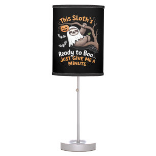 Sloth Halloween Sloths Cute Bat Vampire Essential  Table Lamp