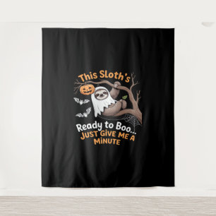 Sloth Halloween Sloths Cute Bat Vampire Essential Tapestry
