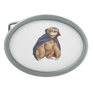 Sloth Halloween Vampire Classic T-Shirt Belt Buckle
