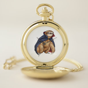 Sloth Halloween Vampire Classic T-Shirt Pocket Watch