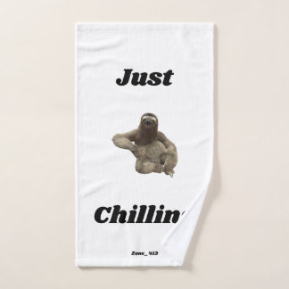 Sloth Hand Towel By Zone_413