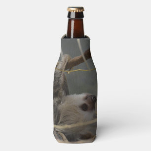 Sloth Hanging from a Branch Bottle Cooler