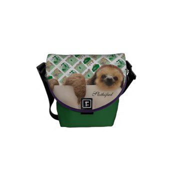 Sloth Hanging Out Bag... Messenger Bag by Sloths_and_more at Zazzle