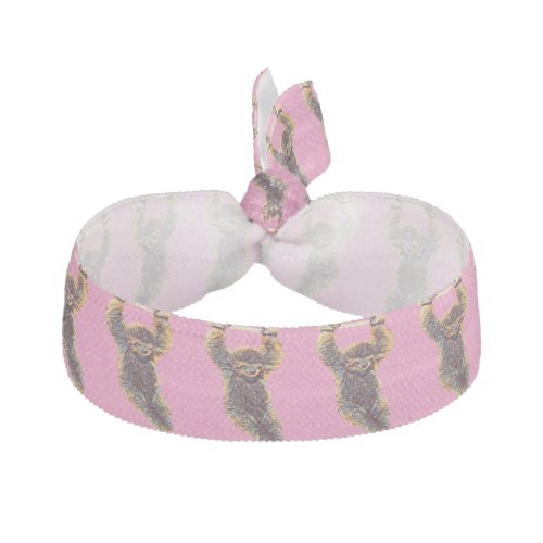Sloth Hanging Out Thunder_Cove Elastic Hair Tie