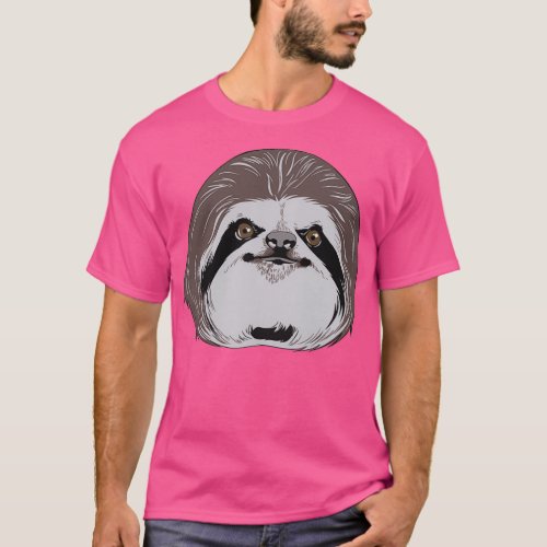 Sloth Head Sloth Keeper Owner Whisperer Lover Zook T_Shirt
