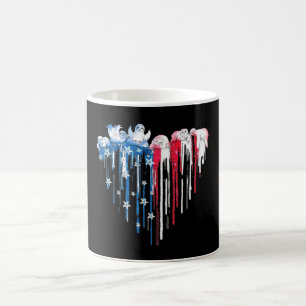 Sloth Heart Watercolor T-Shirt Cute Animal Blue Coffee Mug