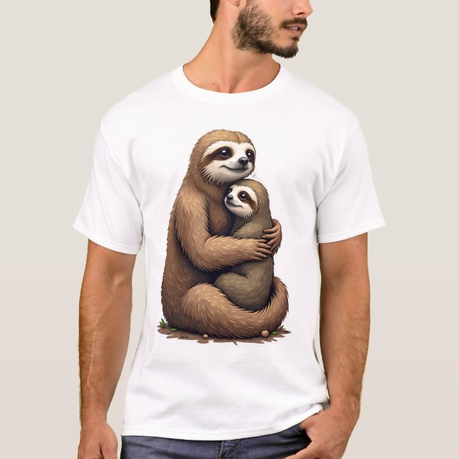 Sloth Heritage Print Engraving Shirt 3 (Front)