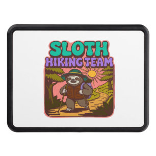 Sloth Hiking Team Oversized T-Shirt Hitch Cover