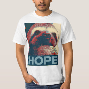 Sloth Hope Poster T-Shirt