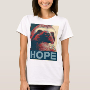 Sloth Hope poster T-Shirt