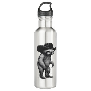 Sloth Howdy Sloth Stainless Steel Water Bottle