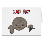 Sloth Hug Baby Sloth (Front Horizontal)