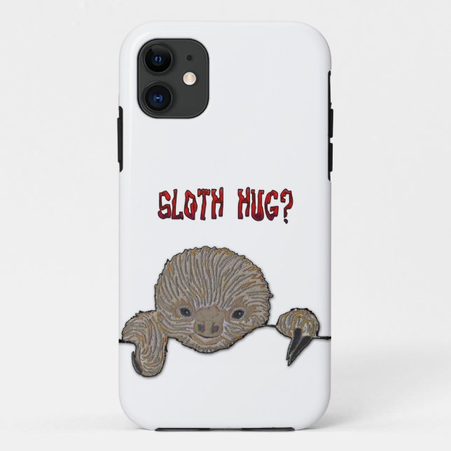 Sloth Hug Baby Sloth Case-Mate iPhone Case (Back)