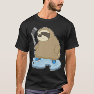 Sloth Ice hockey Ice hockey stick T-Shirt