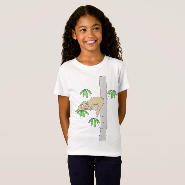 Sloth in a cecropia tree T-Shirt (Front Full)