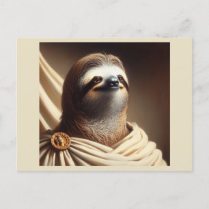 Sloth in Ancient Rome Postcard