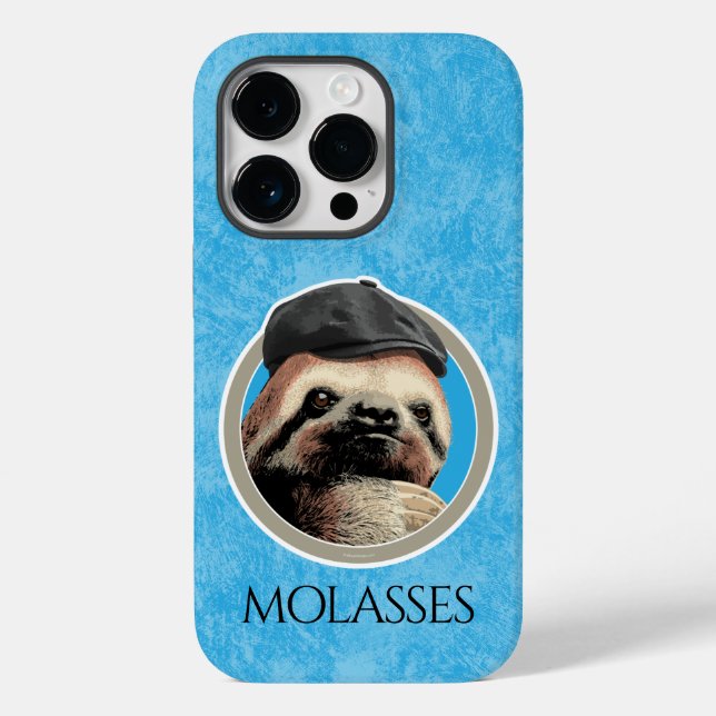 Sloth (in Baker Boy hat) Case-Mate iPhone Case (Back)