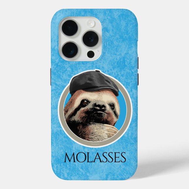 Sloth (in Baker Boy hat) Case-Mate iPhone Case (Back)