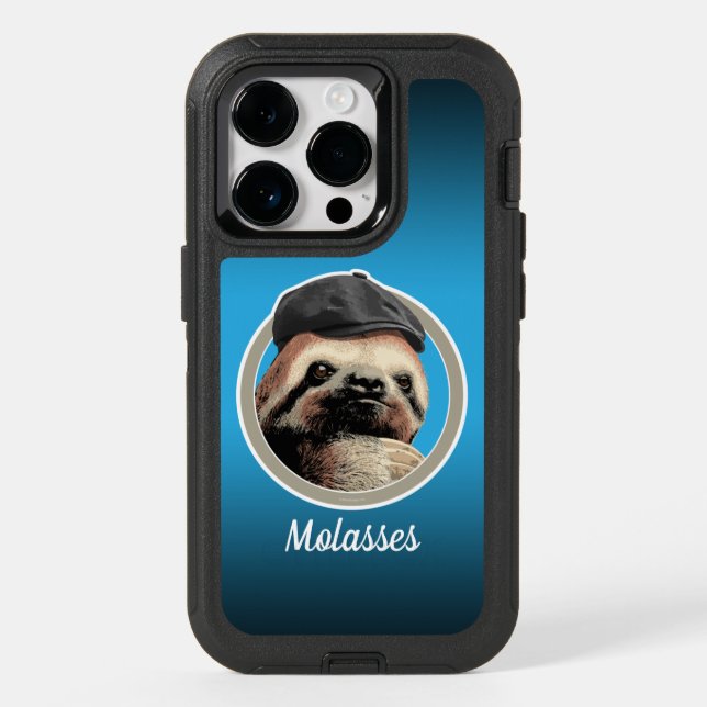 Sloth (in Baker Boy hat) Otterbox iPhone Case (Back)
