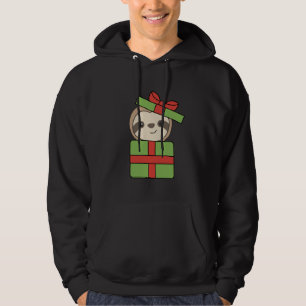 Sloth In Gift Cute Animals Surprise Hoodie