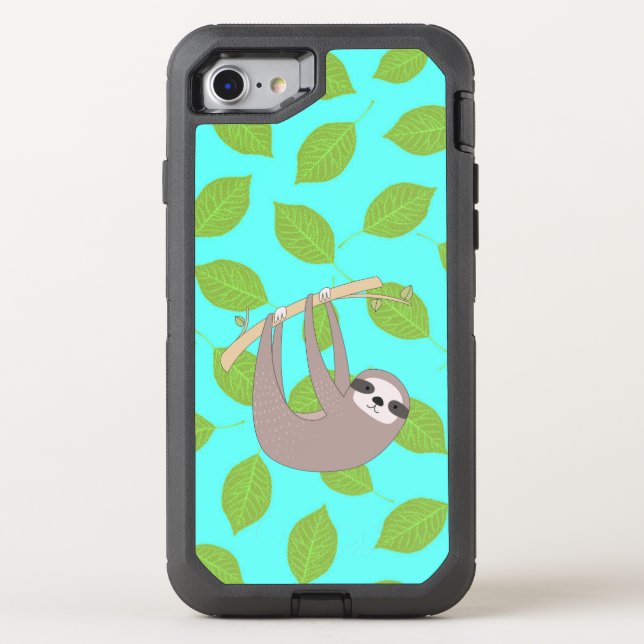 Sloth in Nature Otterbox iPhone Case (Back)