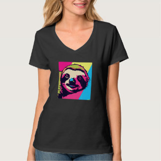 Sloth in Pop Style T-Shirt