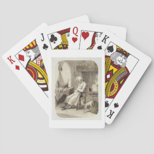 Sloth in the Kitchen, from a series of prints depi Poker Cards