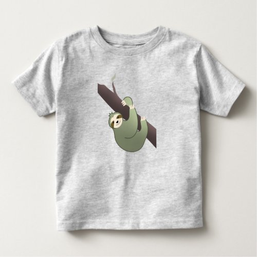 Sloth in Tree 2T 3T 4T 5T Boys Girls Toddler T_shirt
