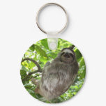 Sloth in Tree Keychain