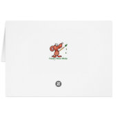 Sloth International Day Relax, Do Nothing Fun Cards (Back Horizontal)