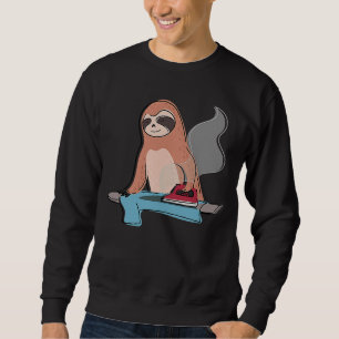 Sloth Ironing Household Lazy Cute Sloth Sweatshirt
