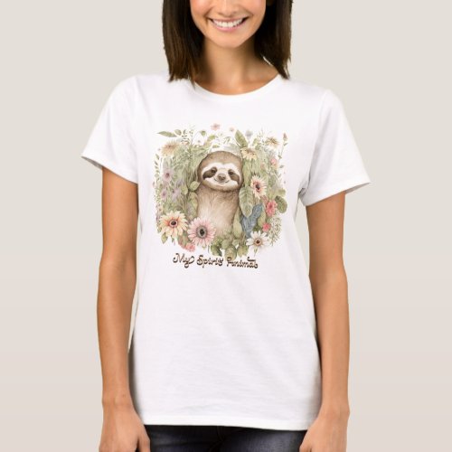 Sloth is My Spirit Animal T_Shirt