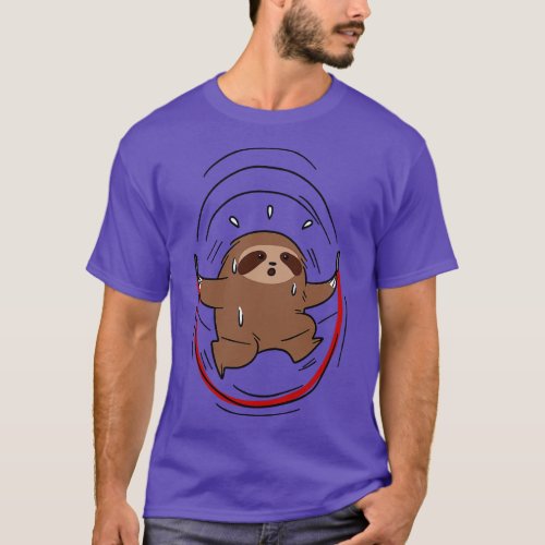 Sloth Jump Roping T_Shirt