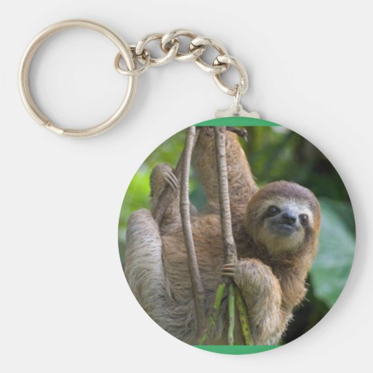 Sloth Keychain | Zazzle.com