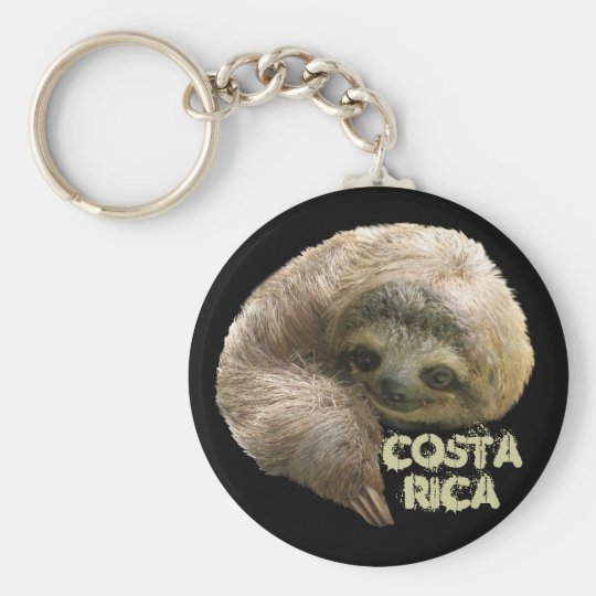 sloth plush keychain