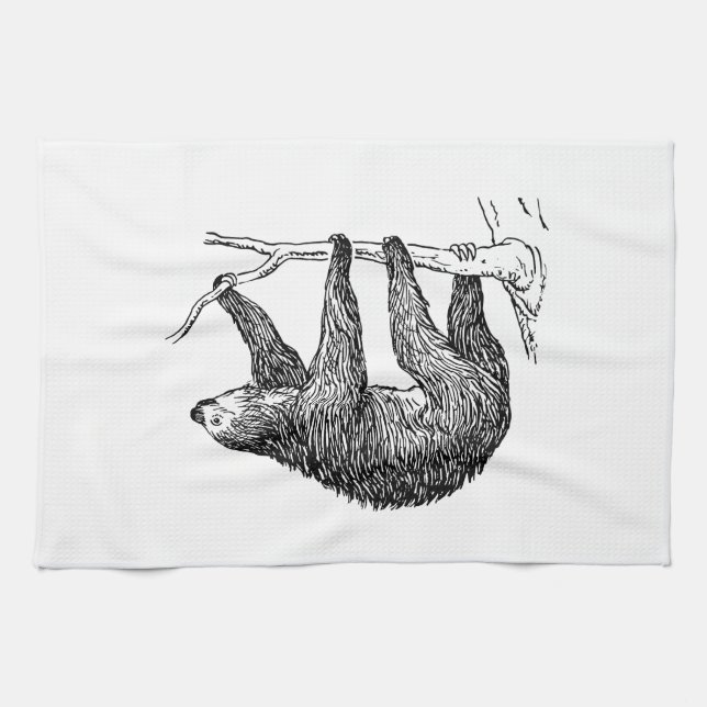 Sloth Kitchen Towel (Horizontal)