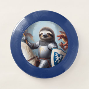 Sloth Knight Fighting Dragons Wham-O Frisbee