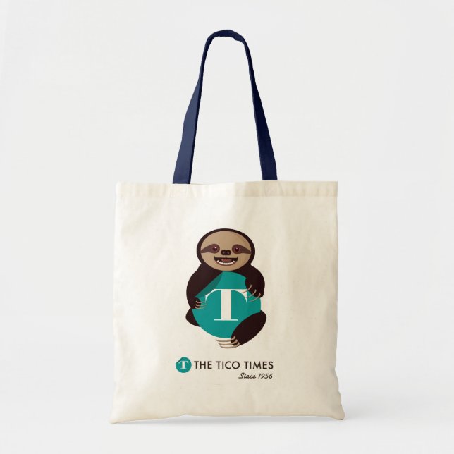 Sloth Kong reusable tote bag (Front)