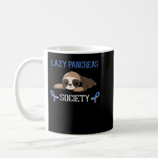 Sloth Lazy Pancreas Society Diabetes Awareness Gif Coffee Mug