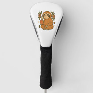 Sloth Lazy Sleepy Sloth Golf Head Cover