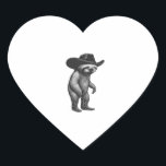 Sloth Lazy Sleepy Sloth Heart Sticker<br><div class="desc">Sloth Lazy Sleepy Sloth</div>