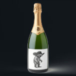 Sloth Lazy Sleepy Sloth Sparkling Wine Label<br><div class="desc">Sloth Lazy Sleepy Sloth</div>