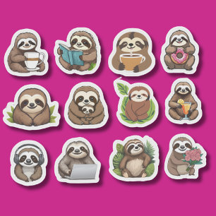 Sloth Life Collection Sticker