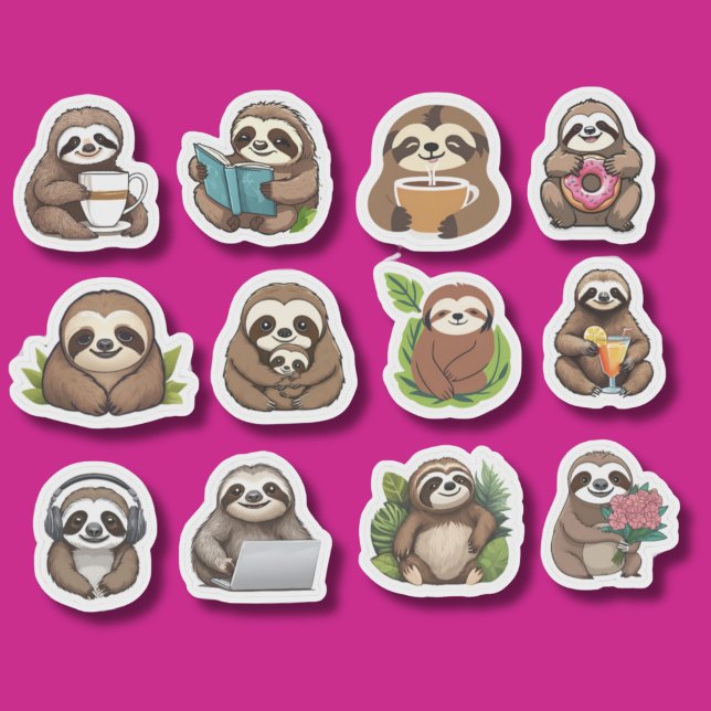 Sloth Life Collection Sticker (Creator Uploaded)