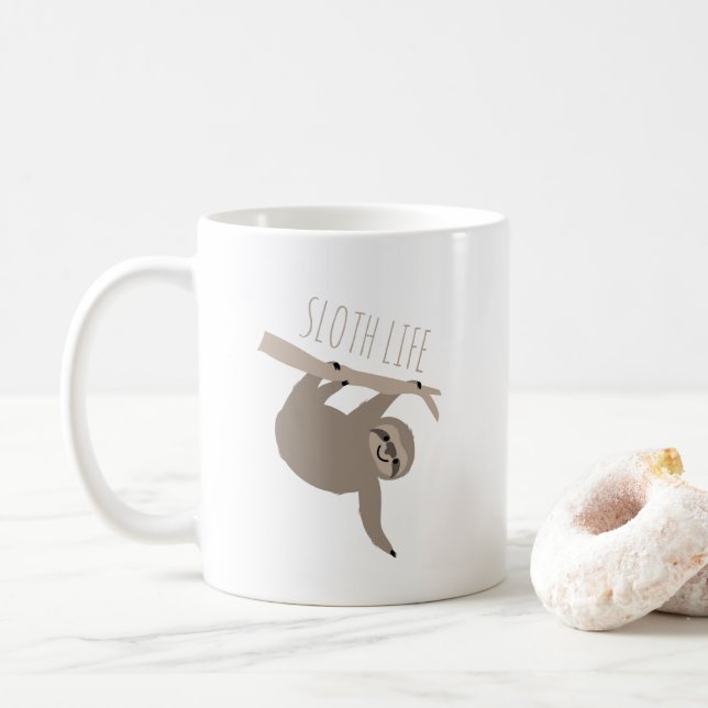 Sloth Life Mug (With Donut)