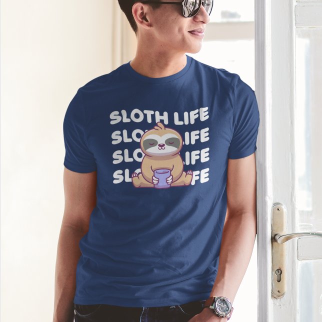 Sloth Life | Sleeping Sloth T-Shirt (Creator Uploaded)